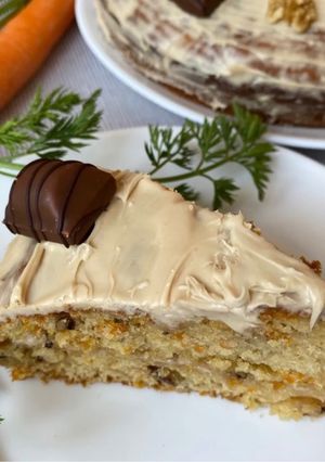 Una foto de Carrot cake