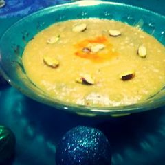A picture of Moong daal payasam.