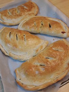 A picture of Sausage Calzones.