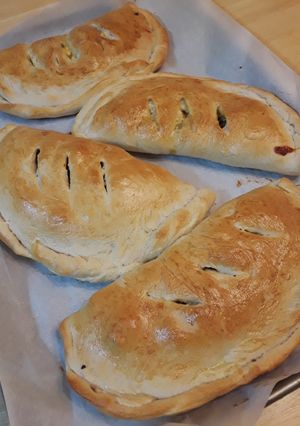 A picture of Sausage Calzones.