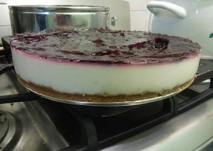 Cheesecake Helado con Zarzamora ? Receta de Gin@- Cookpad