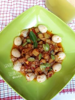 Foto resep Sambel goreng kentang telur puyuh