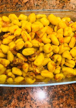 Una foto de Ñoquis de harina (veganos)