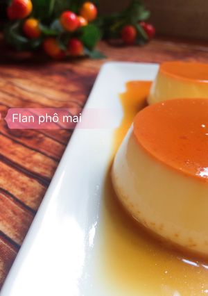 Hình của món Bánh Flan Phô Mai.