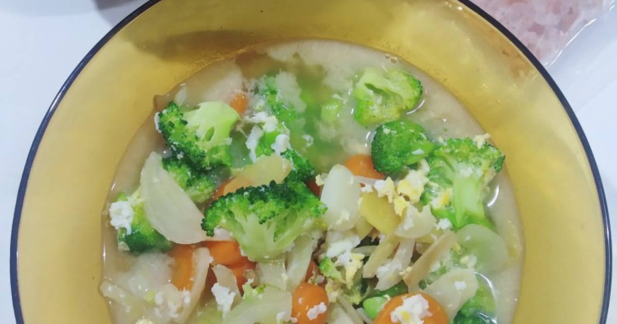 38 resipi sup sayur yang sedap dan mudah Cookpad