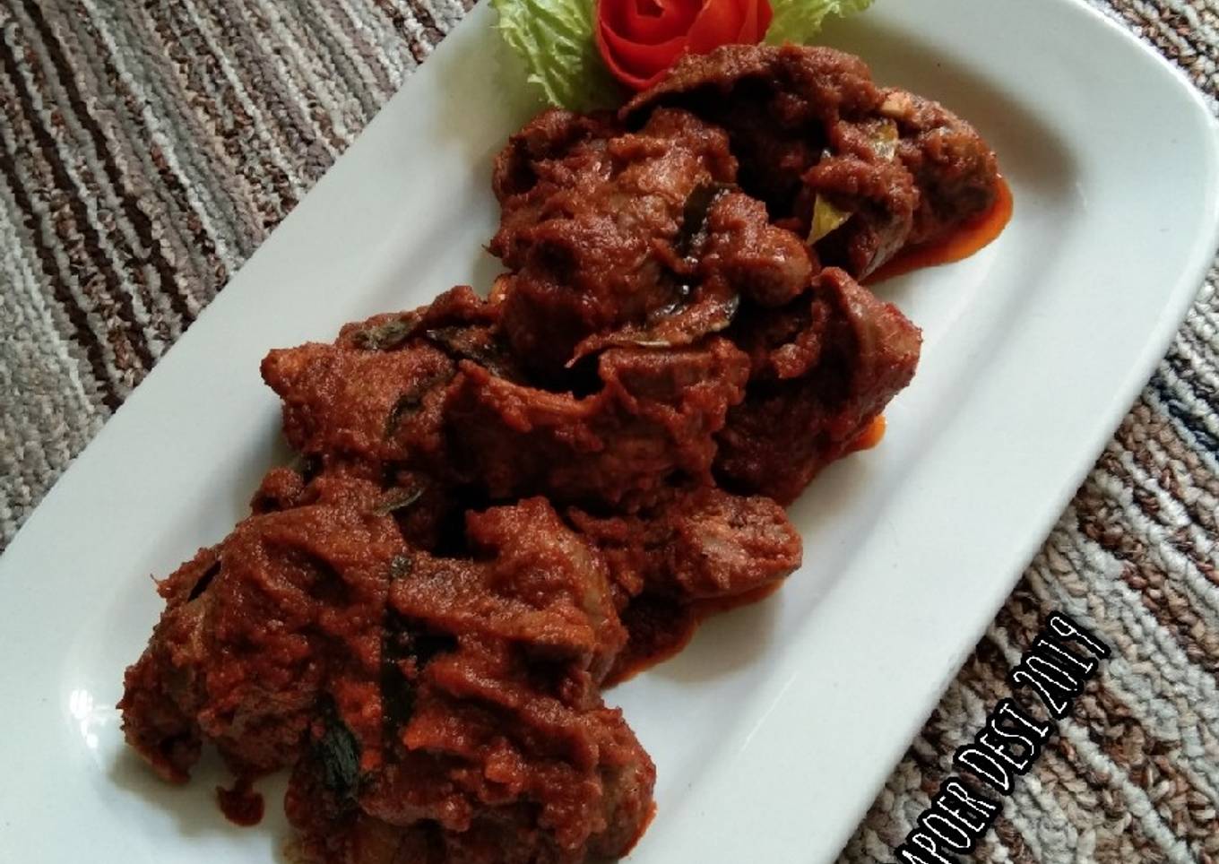 Rendang ati ampela