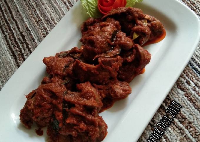 Resep Rendang ati ampela yang Bikin Ngiler