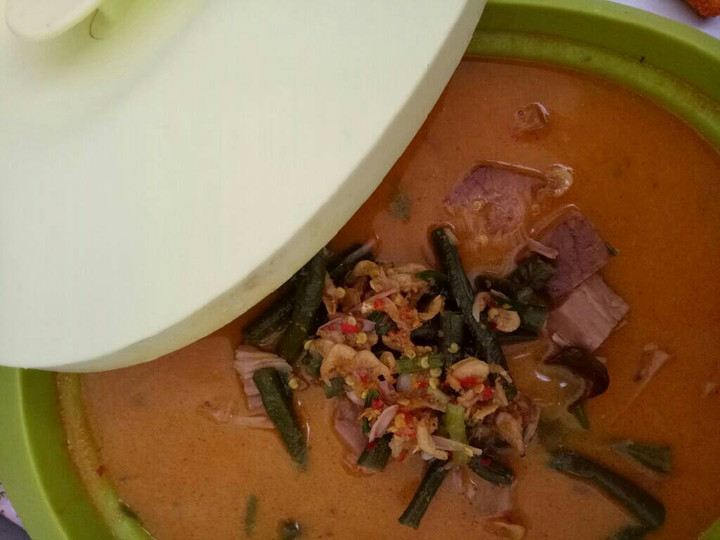 Standar Resep memasak Gulai Nangka Muda Mix Kacang Panjang (Pr_kacangpanjang) dijamin lezat