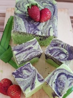 Foto resep Bolu Kukus Pandan-Taro