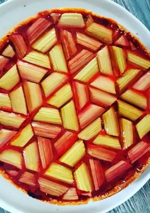Une photo de Tarte # fraise rhubarbe