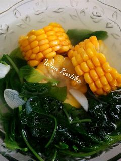 Foto resep Sayur Bening Bayam Jagung