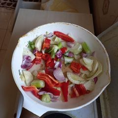 A picture of Super Delicious- Super Healthy Veggies.