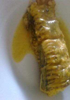 Una foto de Pescado a la mostaza