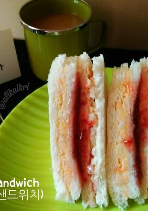 Foto resep Inkigayo Sandwich (인기가요 샌드위치)