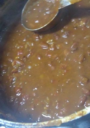 A picture of Rajma Masala.