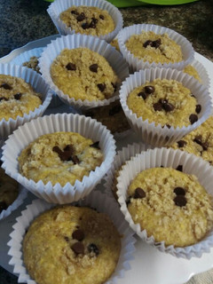 Una foto de Muffins con chips de chocolate 🍫
