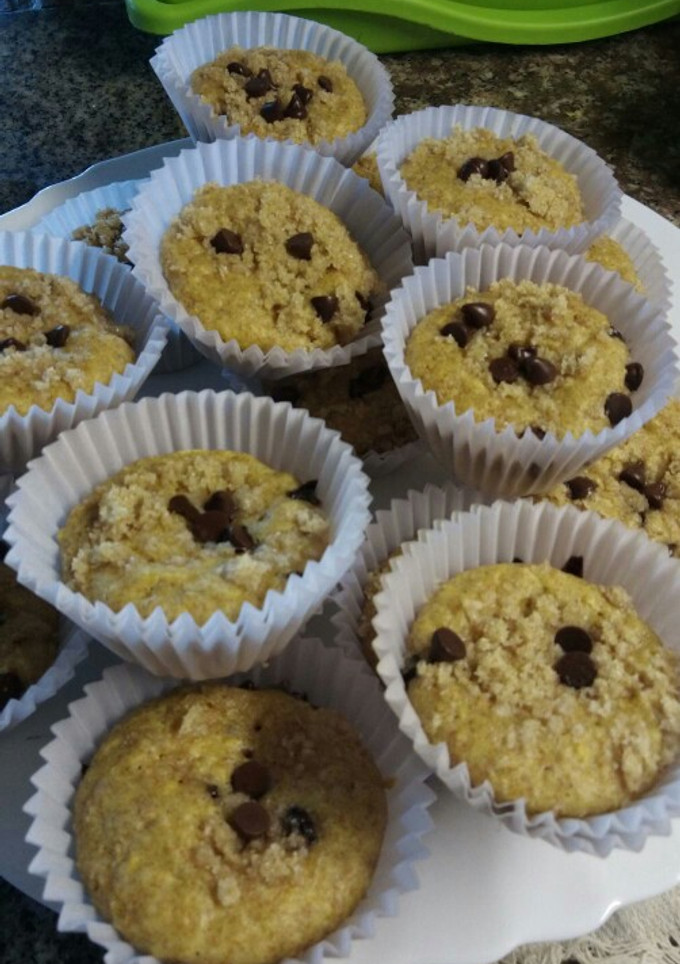 Una foto de Muffins con chips de chocolate 🍫