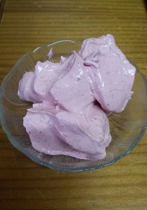 Una foto de Espuma de fresa