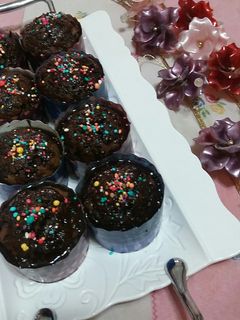 عکسی از دستور ☕🍫مافین (کیک) خیس موکا ☕ 🍫