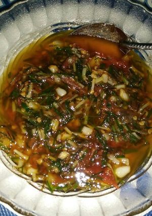 Foto resep Sanga cabek bawang rambut
