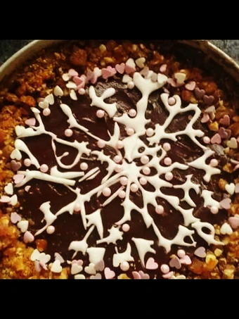 Recipe Very chocolaty cake with snowflake the Awesome  You can take Joss in your mouth