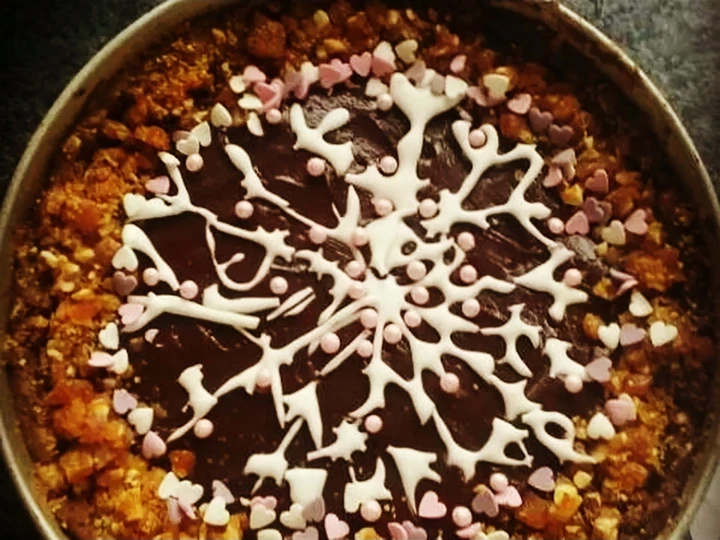 Recipe Very chocolaty cake with snowflake the Awesome  You can take Joss in your mouth