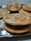 Alfajores rápidos con discos de copetin