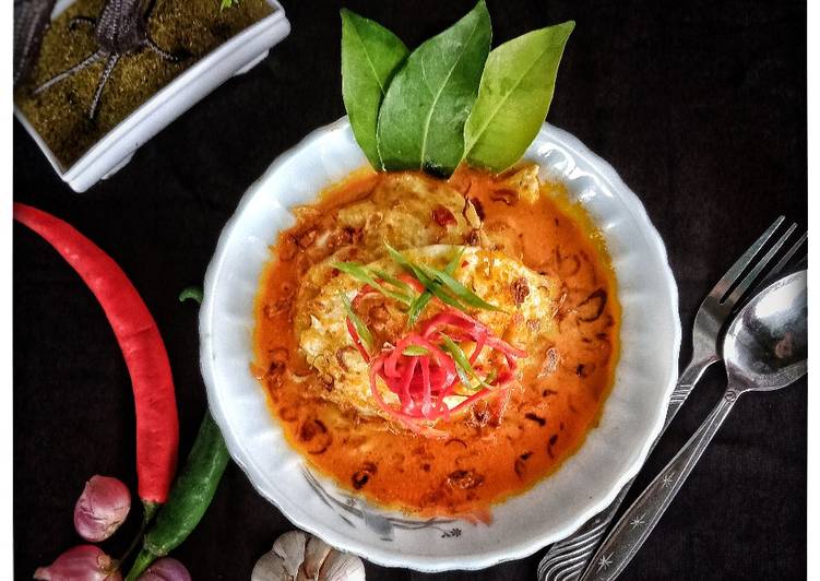 Bumbu Telur ceplok kuah santan pedas | Resep Membuat Telur ceplok kuah santan pedas Yang Enak Dan Lezat
