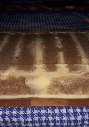 Una foto de Postre de galletas de vainilla