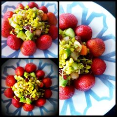 A picture of Mungsprout pineapple salad.