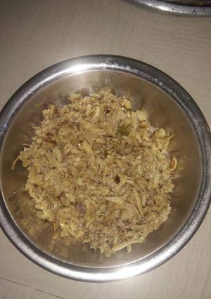 A picture of Suran(yam) khichdi.