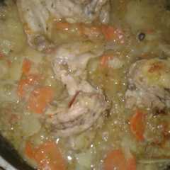 Una foto de Pollo a la portuguesa