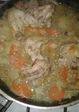Una foto de Pollo a la portuguesa