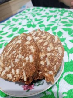 Una foto de Salchichón de chocolate Súper fácil