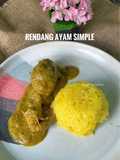 Rendang Ayam Simple (Tanpa Kerisik)
