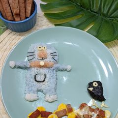 A picture of Spam Fries, Fried Egg With Spam And Rice (Social Distancing).