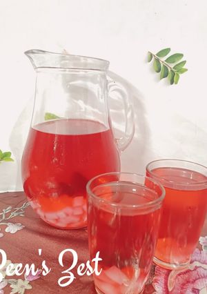 A picture of Mogu Mogu Rooh Afza Drink.
