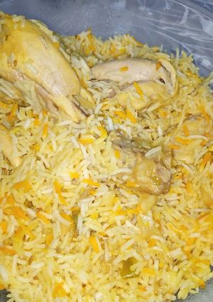 A picture of Bohri Chicken Biryani.