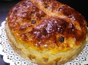 Una foto de Panettone navideño a mi gusto
