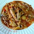 Copos de pastas con melva canutera cocida y parmesano