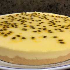 Foto principal de Torta fría de maracujá