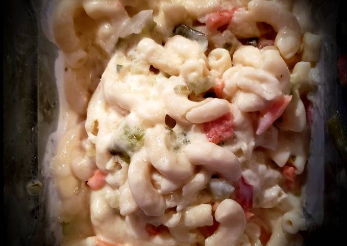 Recipe of Homemade Macaroni salad at home