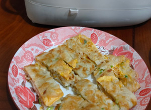 粉漿蛋餅 的食譜成品照片