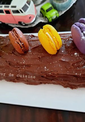 Une photo de Bûche au chocolat 🎄🎅