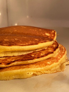 Una foto de Receta de pancakes / tortitas americanas / hot cakes fáciles y rápidos de hacer
