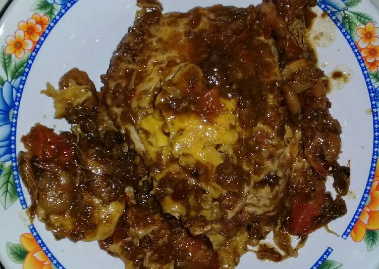 Bagaimana Membuat Telur udang bumbu kacang kecap Anti Gagal