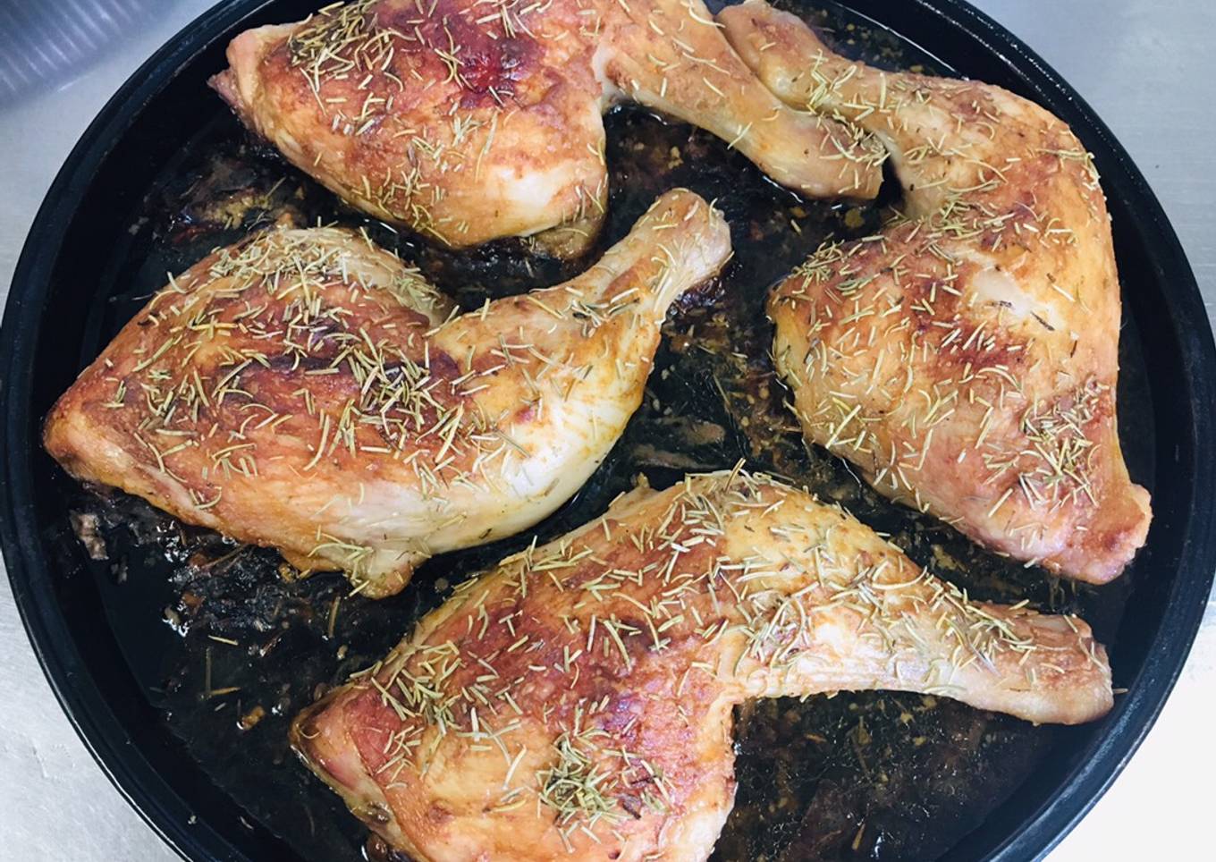Ayam panggang Rosemary ala Chef Turnip