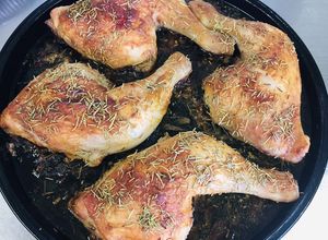 Foto resep Ayam panggang Rosemary ala Chef Turnip