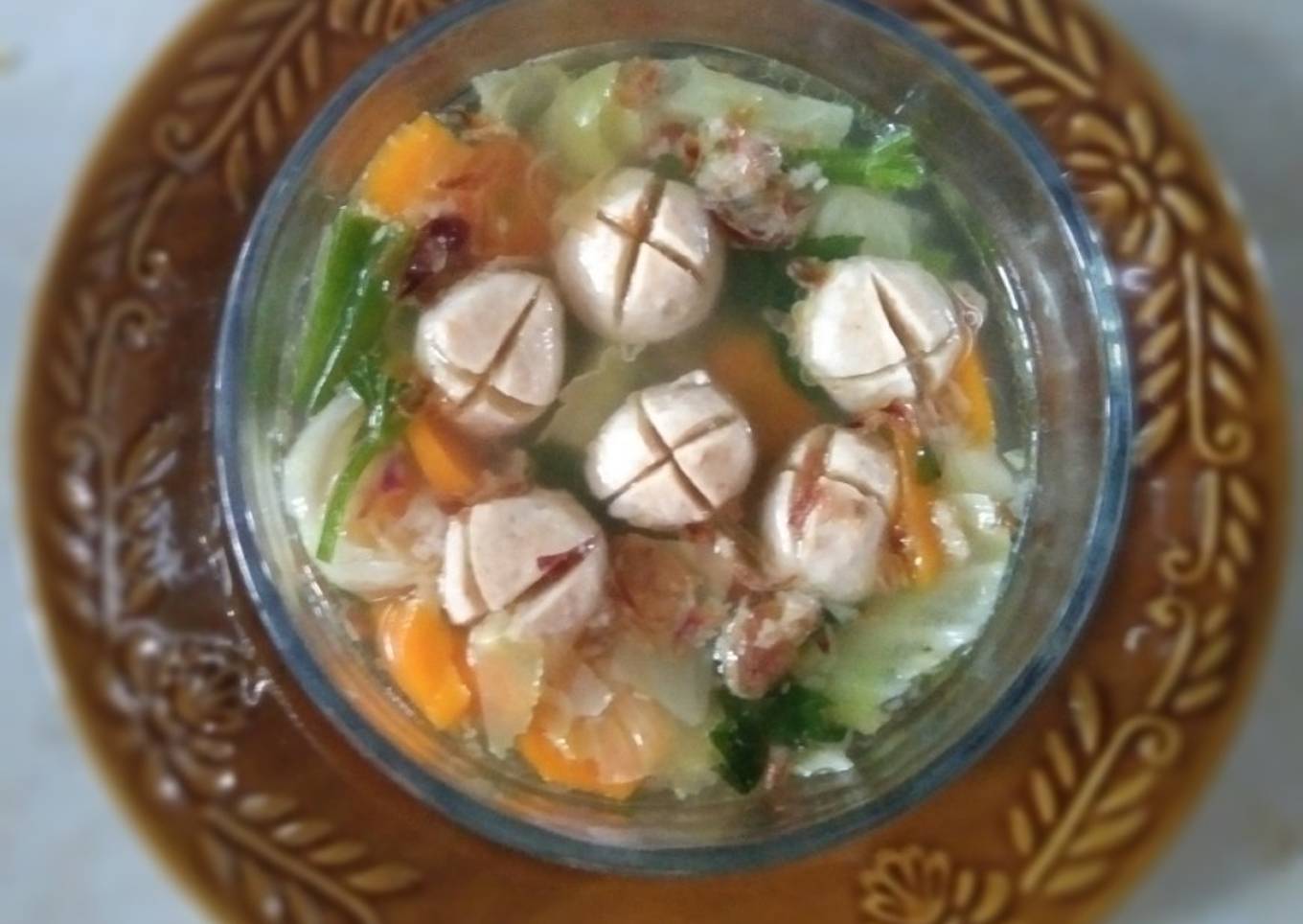 Sop bakso no ribet tinggal plung plung