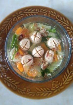 Foto resep Sop bakso no ribet tinggal plung plung
